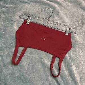 Pink Set Active sports bra - size small